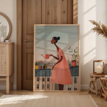 Painting in a Lifestyle Setting