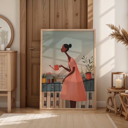 Painting in a Lifestyle Setting