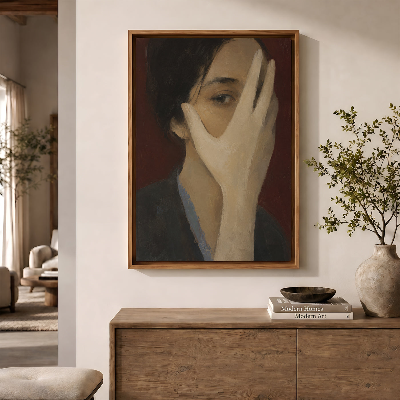 Painting in a Lifestyle Setting