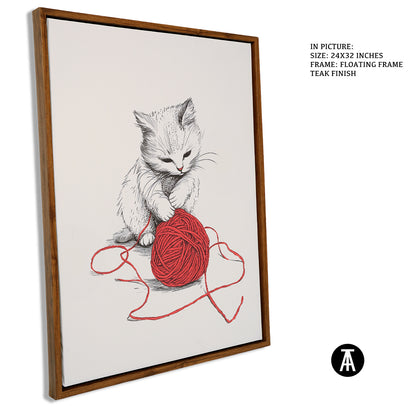 Sample Artwork in Floating Frame