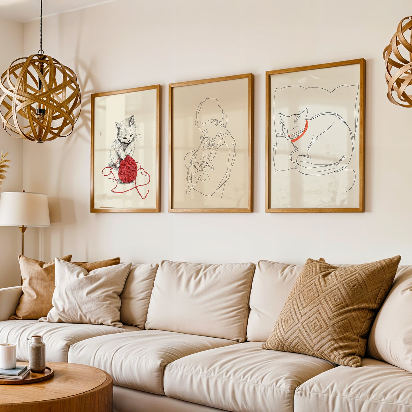 Gallery Wall Set in Lifestyle Setting