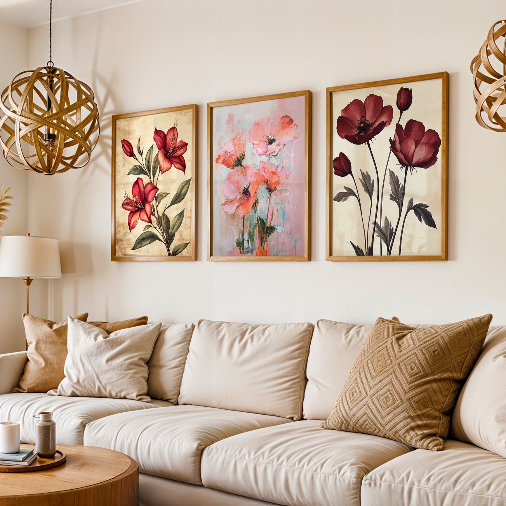 Gallery Wall Set in Lifestyle Setting