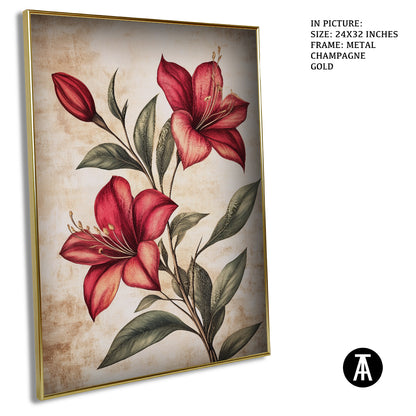 Sample Artwork in Champagne gold Metal Frame