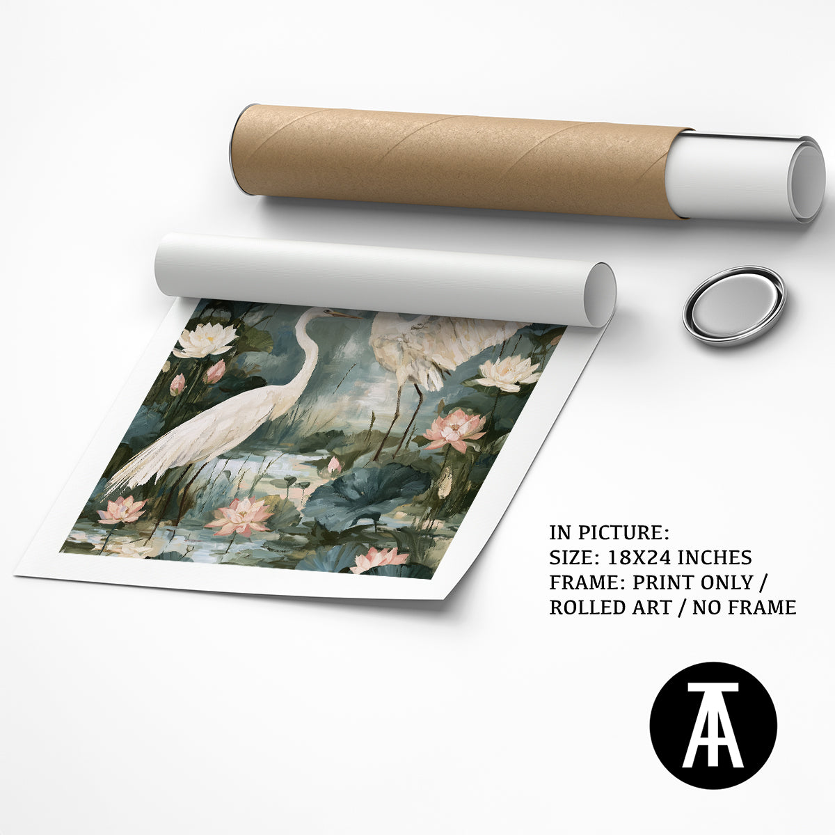 Artwork as Print Only / Rolled Art