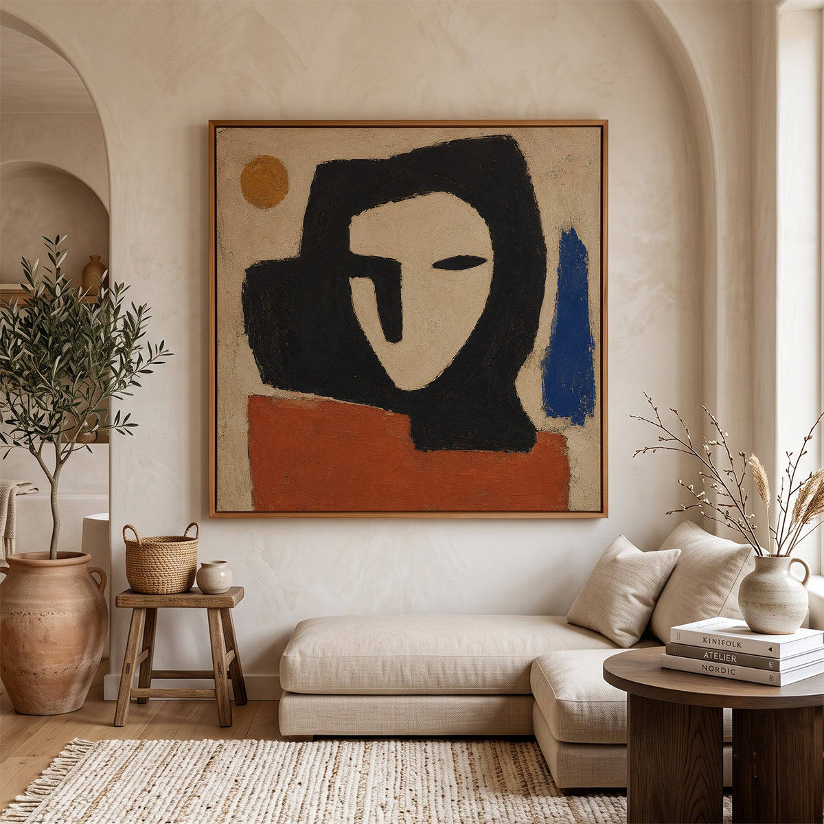 Abstract Art in a Lifestyle Setting