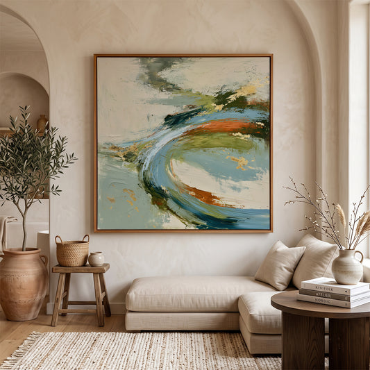 Abstract Art in a Lifestyle Setting