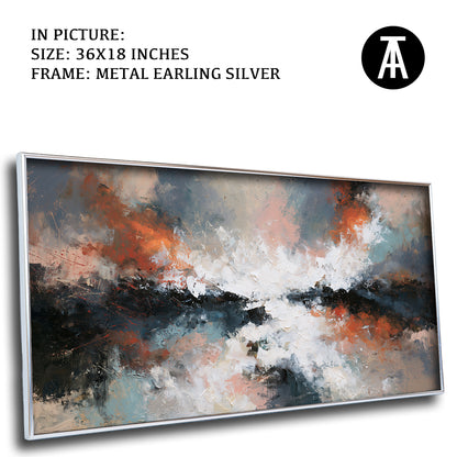 Artwork in Metal Earling Silver Frame