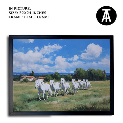 Artwork in Metal Earling Silver Frame