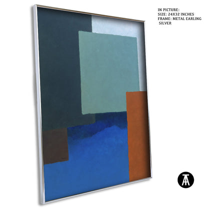 Artwork in Metal Earling Silver Frame