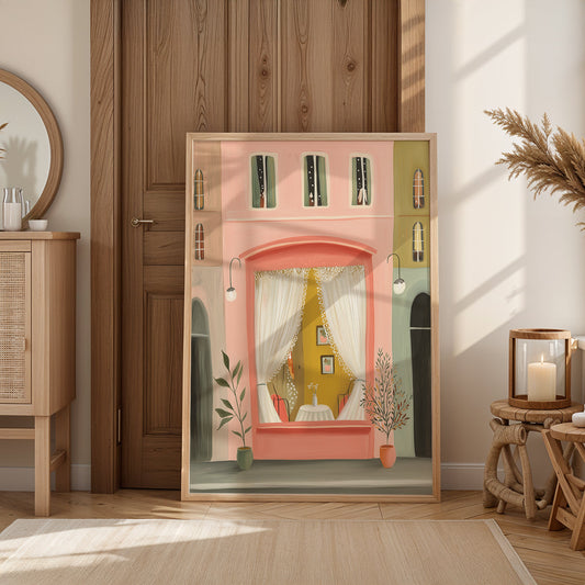 Painting in a Lifestyle Setting