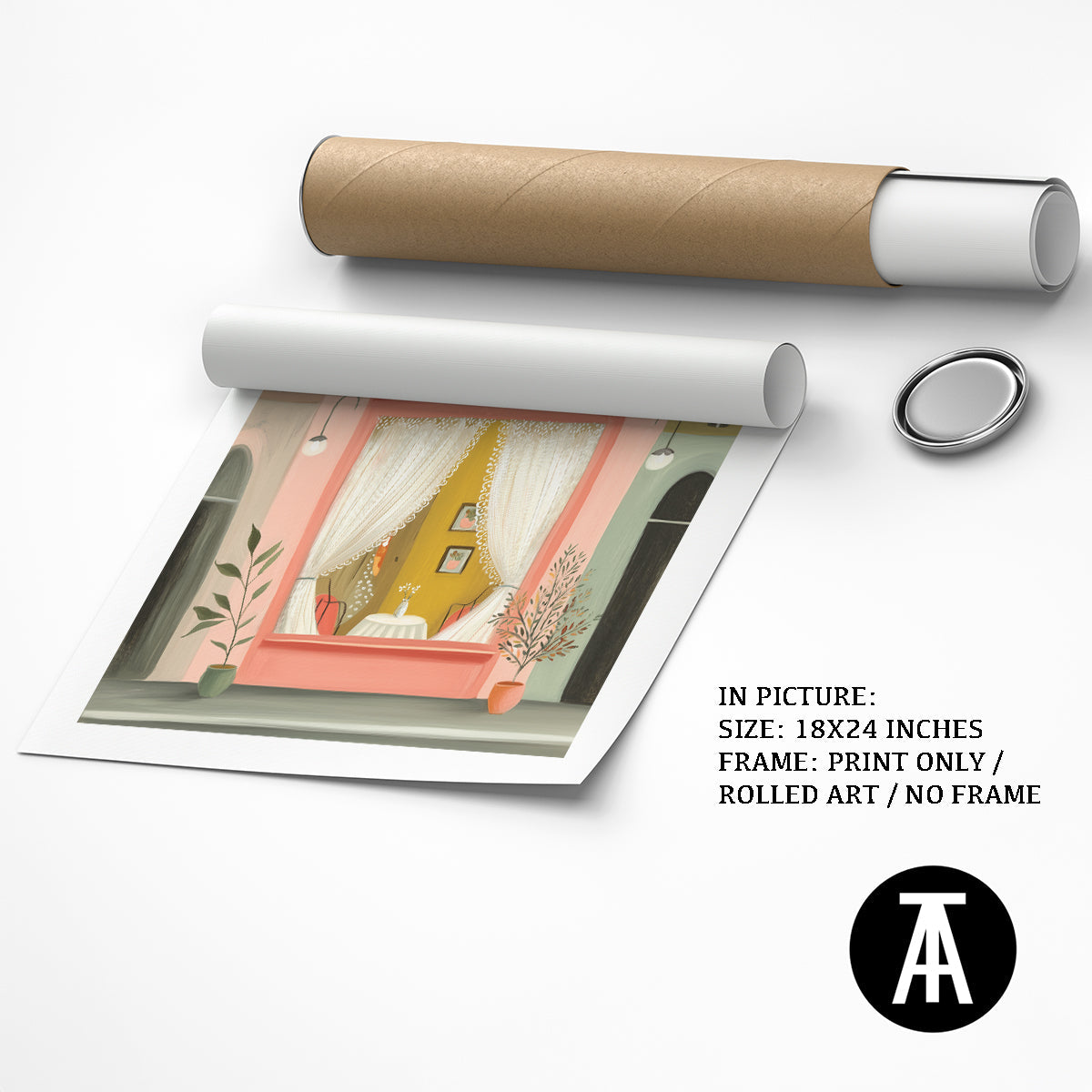 Artwork as Print Only or Rolled Art