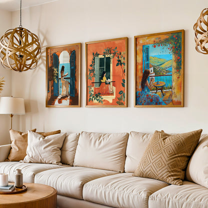 Gallery Wall Set in Lifestyle Setting