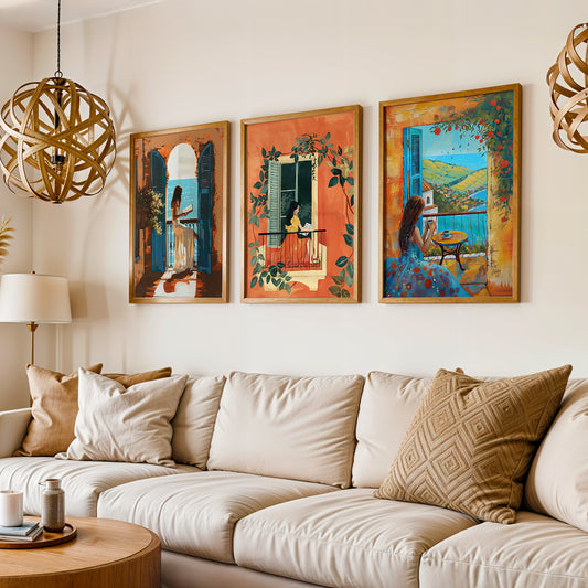 Gallery Wall Set in Lifestyle Setting