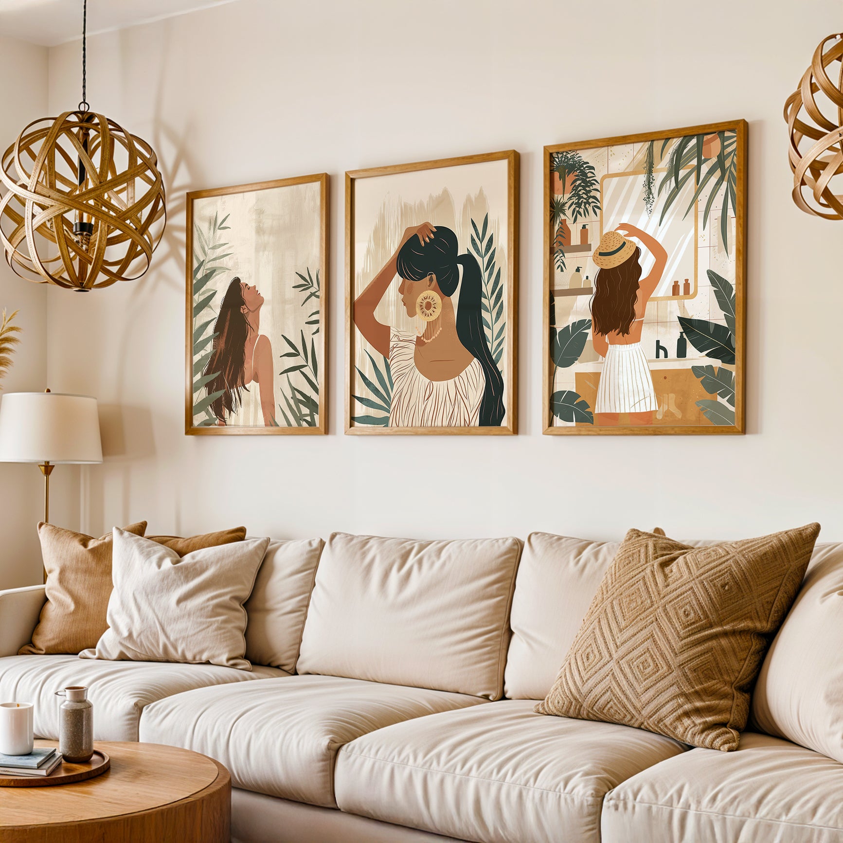 Gallery Wall Set in Lifestyle Setting