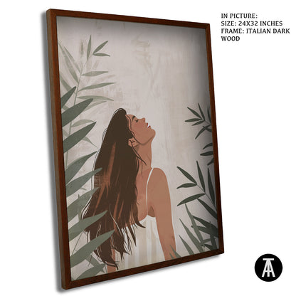 Sample Artwork in Italian Wood Framing Dark