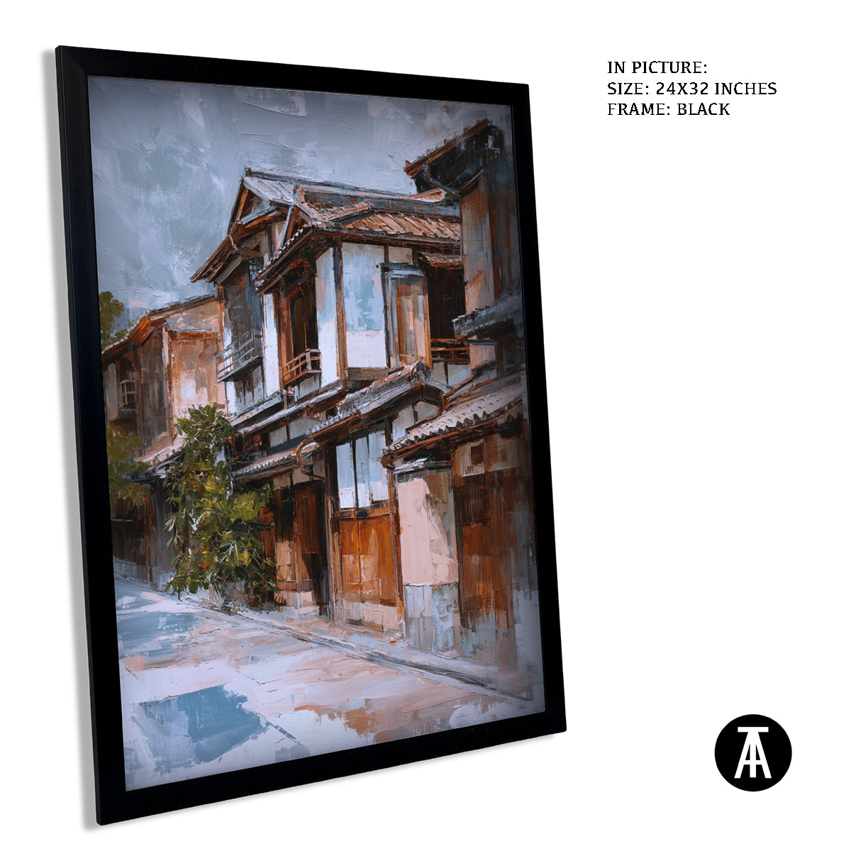 Artwork in Metal Earling Silver Frame