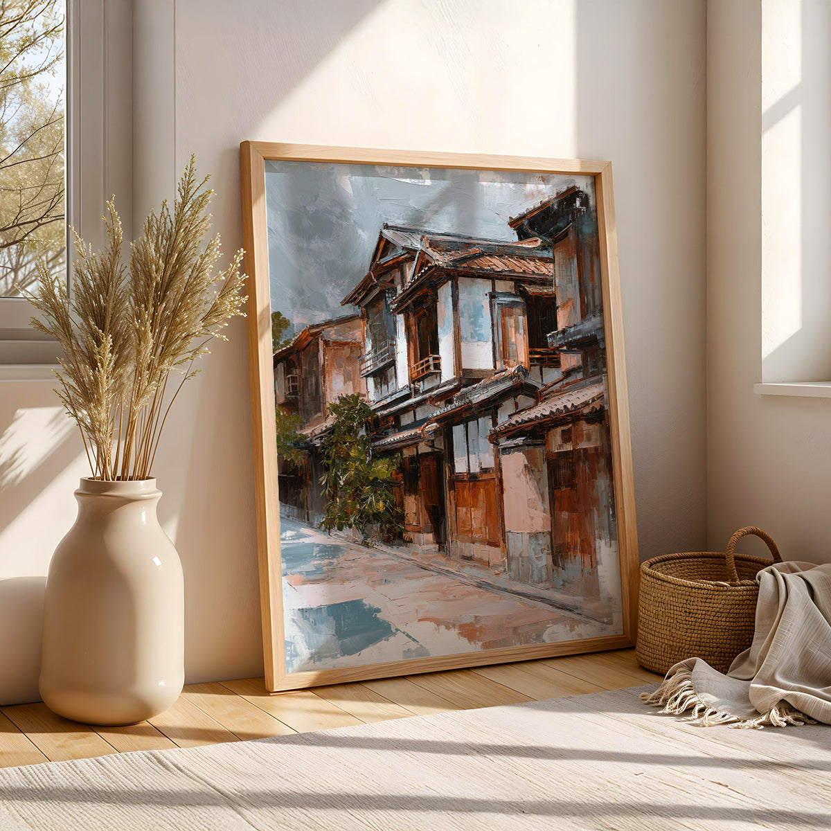 Japanese Painting in a Lifestyle Setting