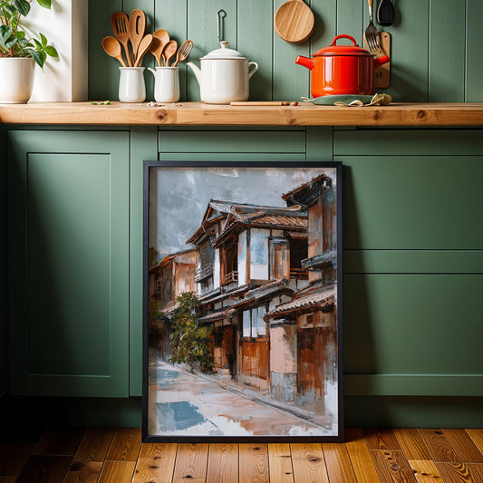 Japanese Artwork in a Lifestyle Setting