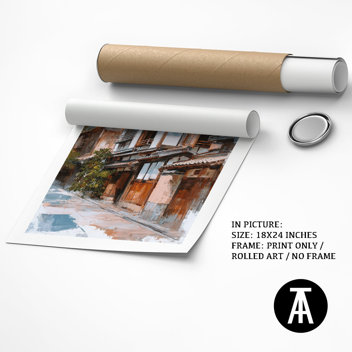 Artwork as Print Only or Rolled Art