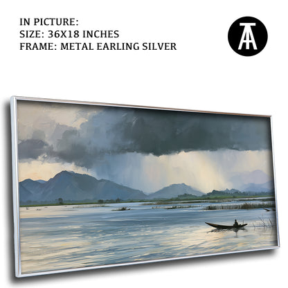 Artwork in Metal Earling Silver Frame