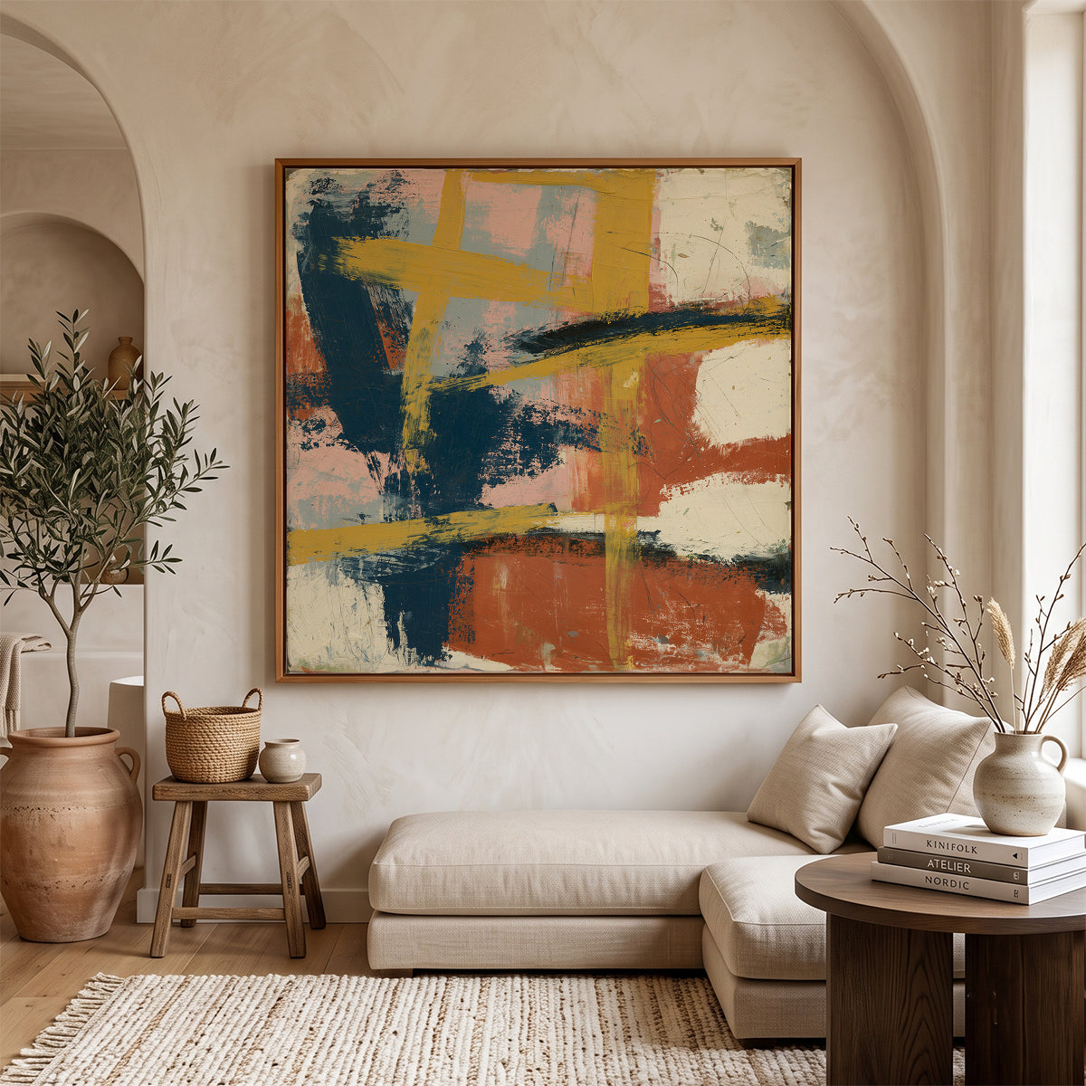 Abstract Art in a Lifestyle Setting