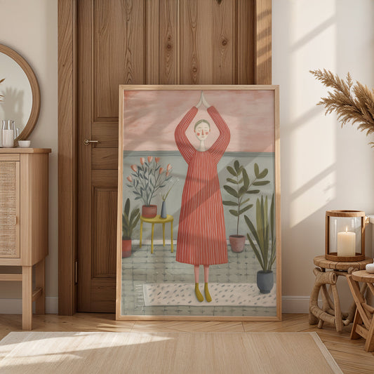 Painting in a Lifestyle Setting