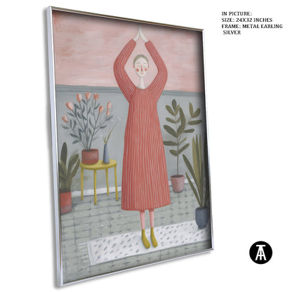 Artwork in Metal Earling Silver Frame