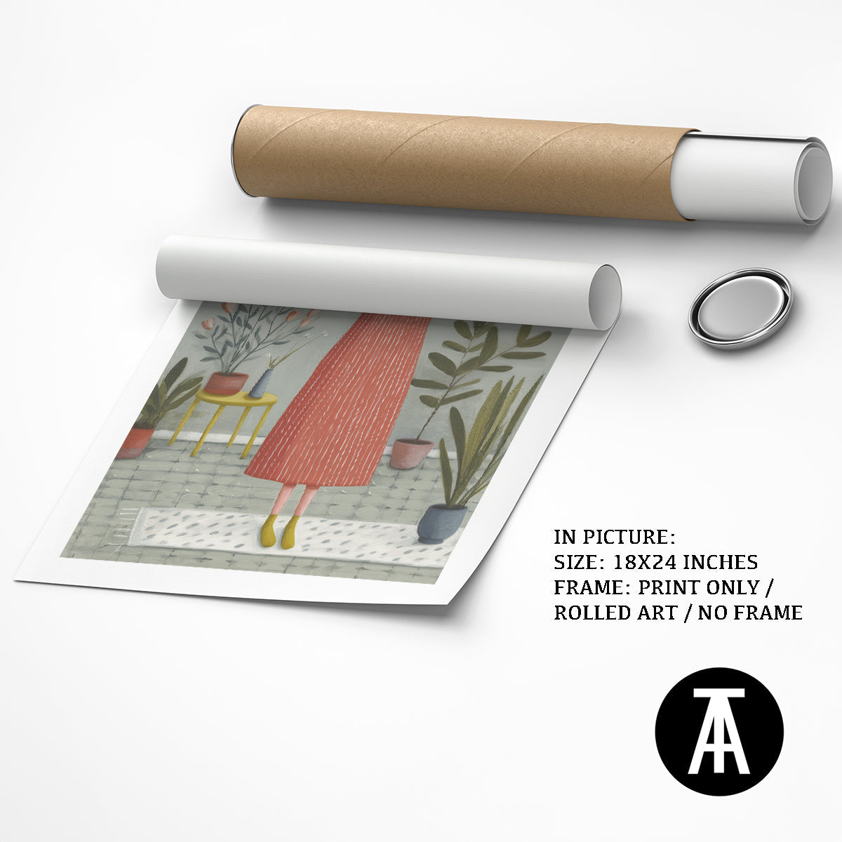 Artwork as Print Only or Rolled Art