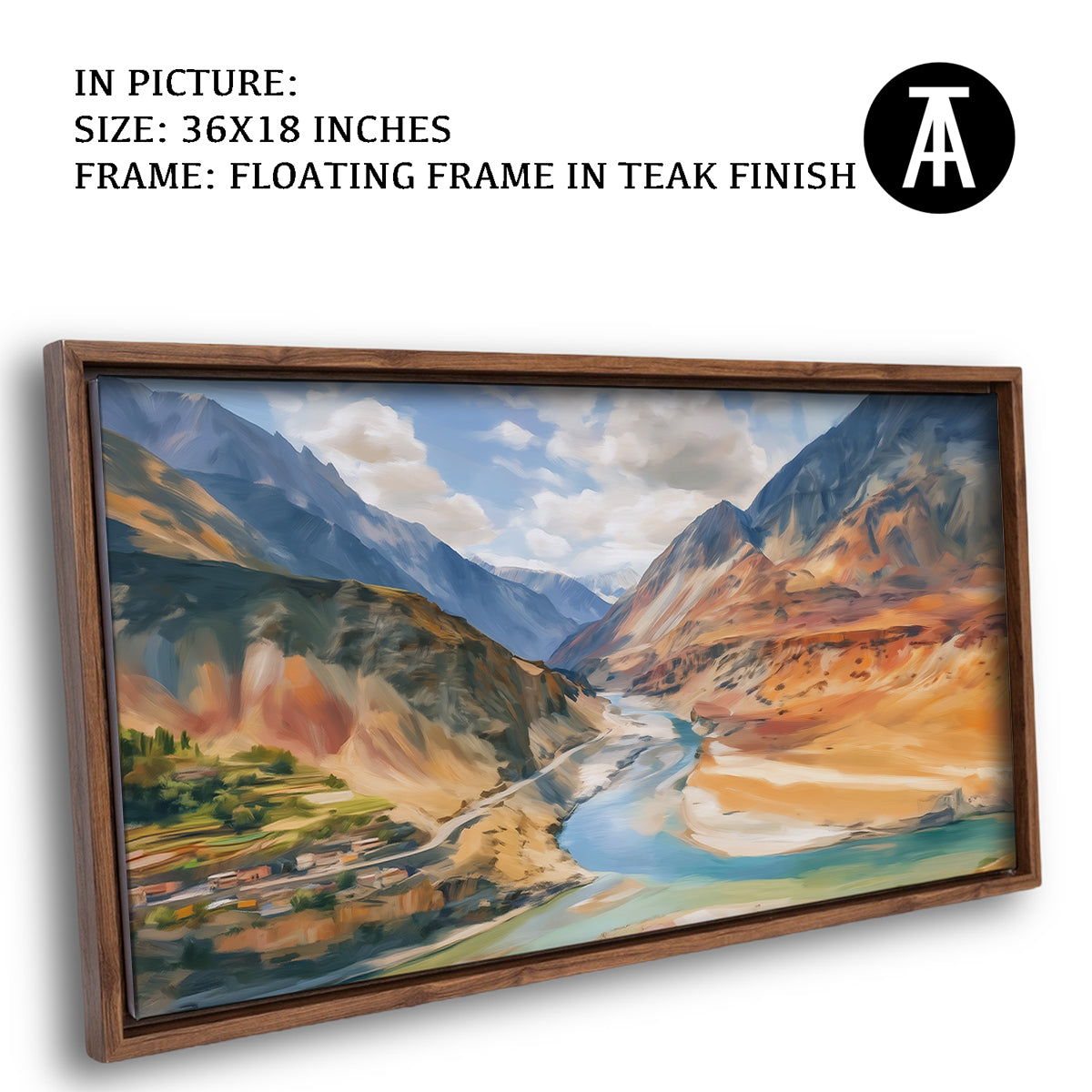 Artwork in Floating Frame