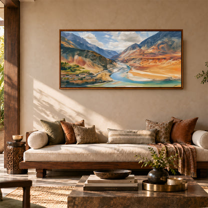 Indian Artwork in a Lifestyle Setting
