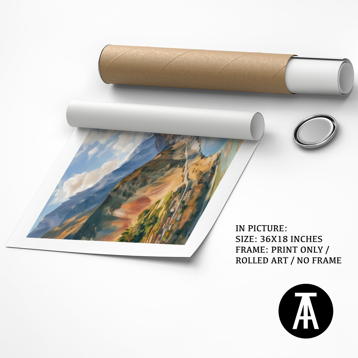 Artwork as Print Only or Rolled Art
