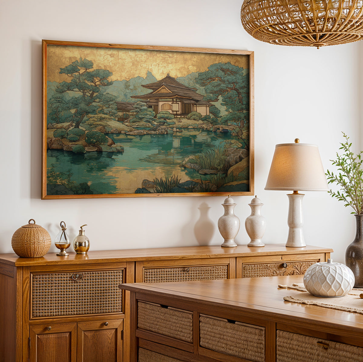 Japanese Painting in a Lifestyle Setting