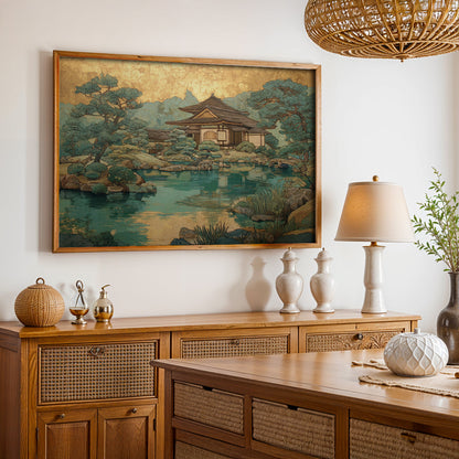 Japanese Painting in a Lifestyle Setting
