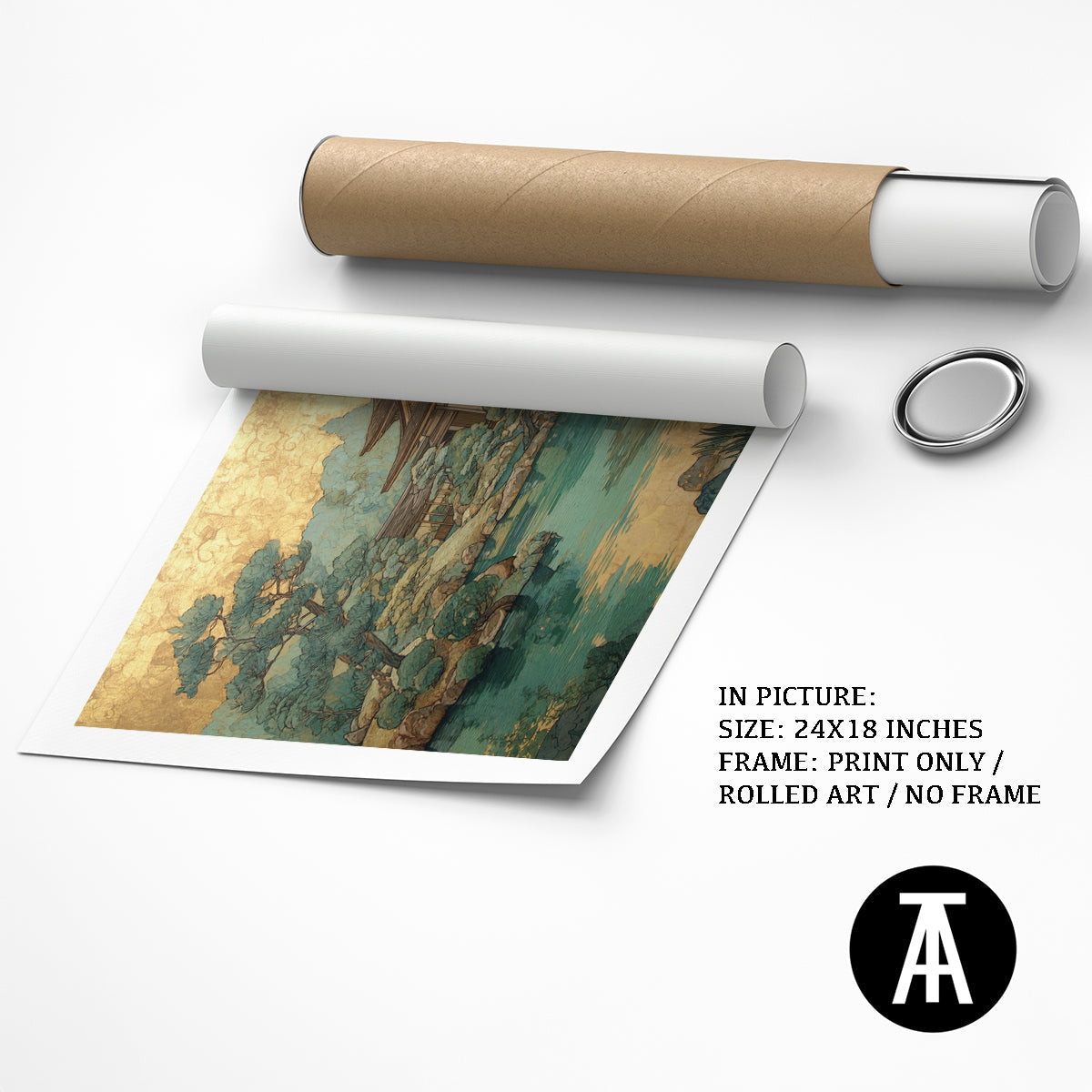 Artwork as Print Only or Rolled Art