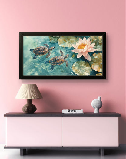 Two Turtles - Feng Shui Paintings