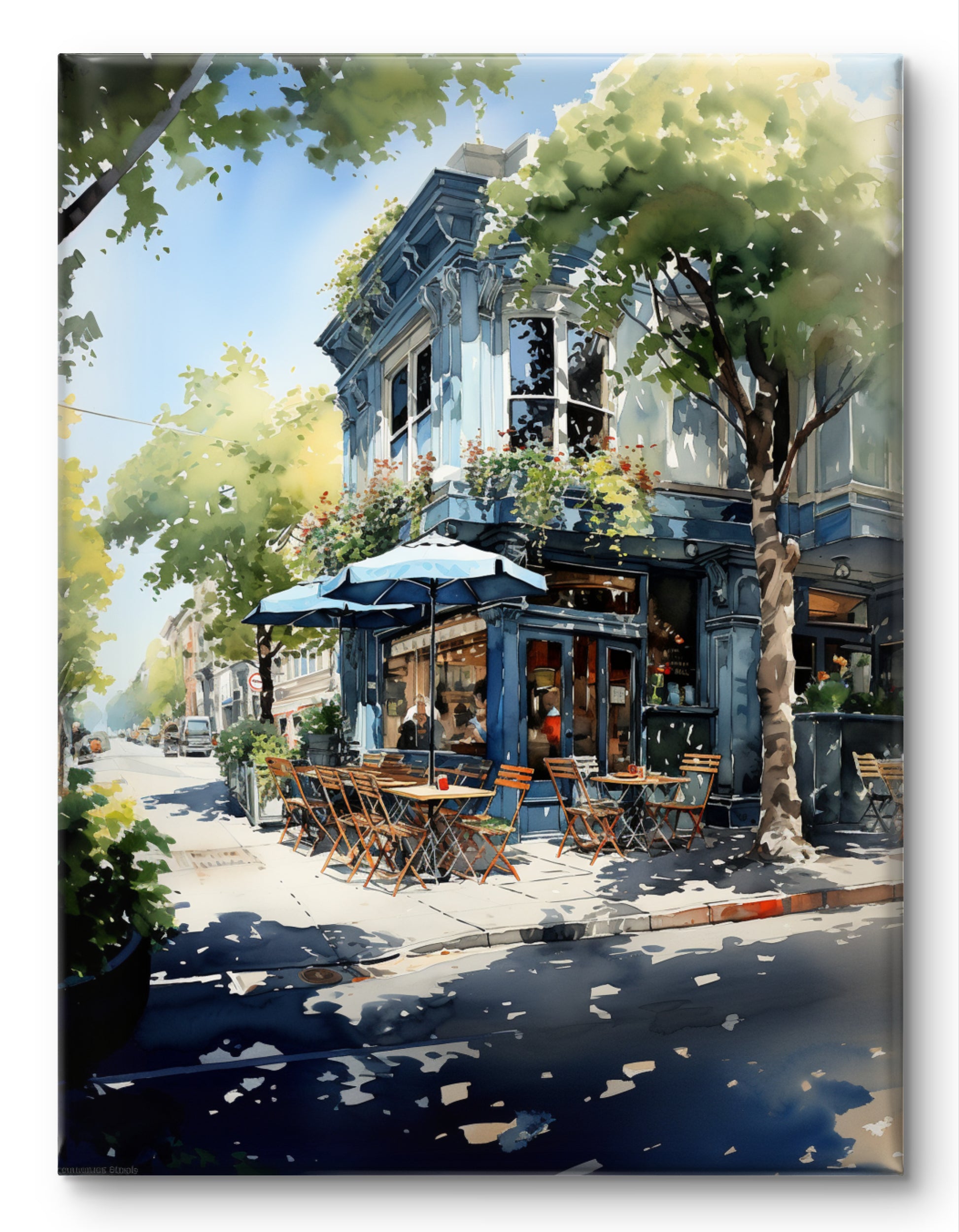 Buy Wall Art Corner Cafe Conversations by Californian Kaleidoscope