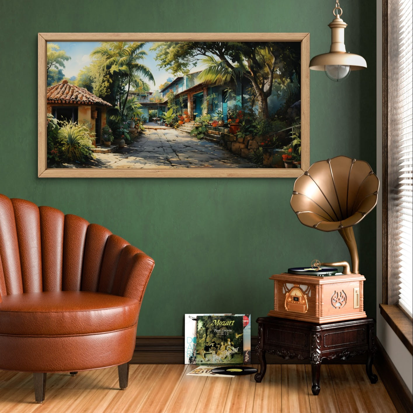 Laid Back Life In Goa  Indian Art Landscape Painting