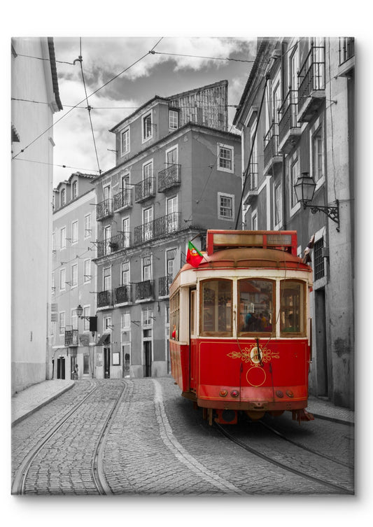 The Tram In Lisbon by Coffee Couture