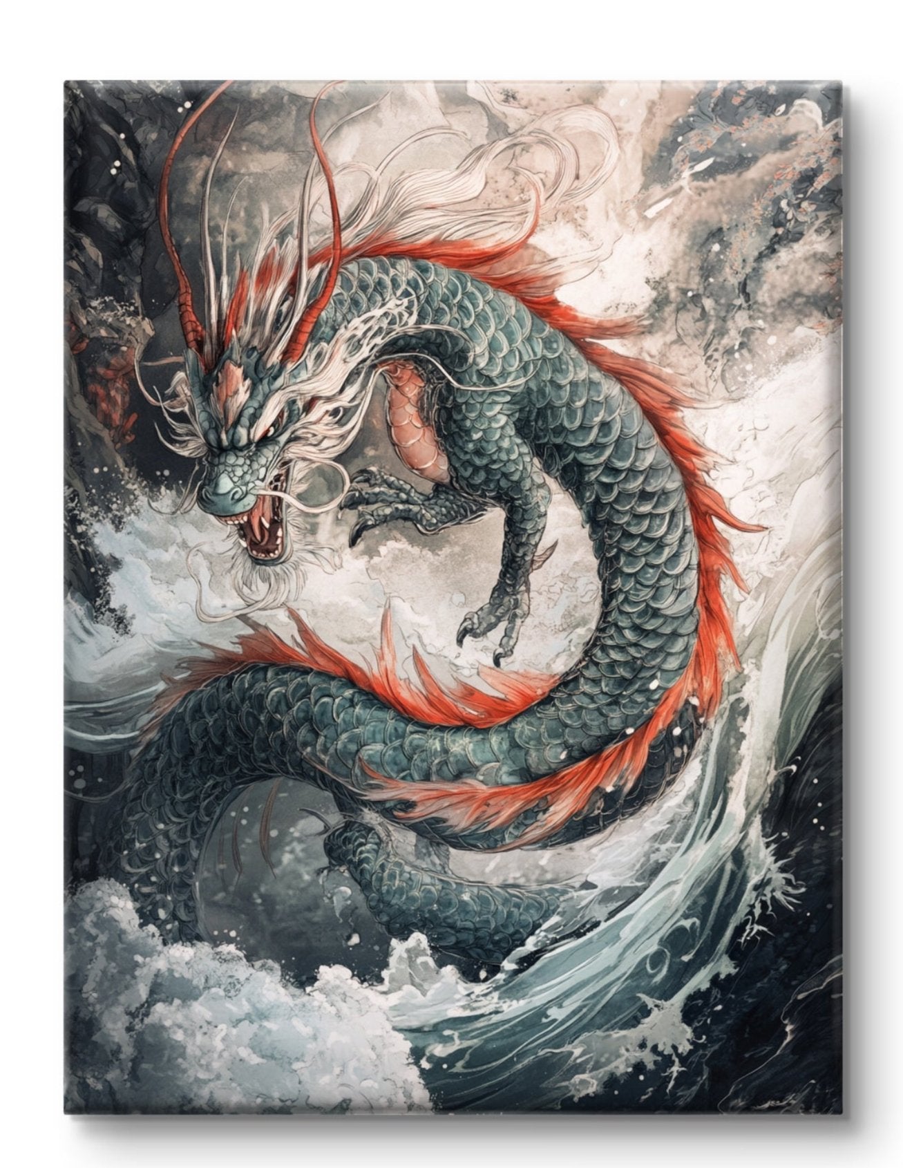 Buy Wall Art Dragon Awakens - Feng Shui Paintings