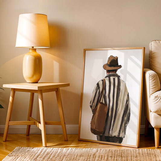 Minimalist Artwork in a Lifestyle Setting