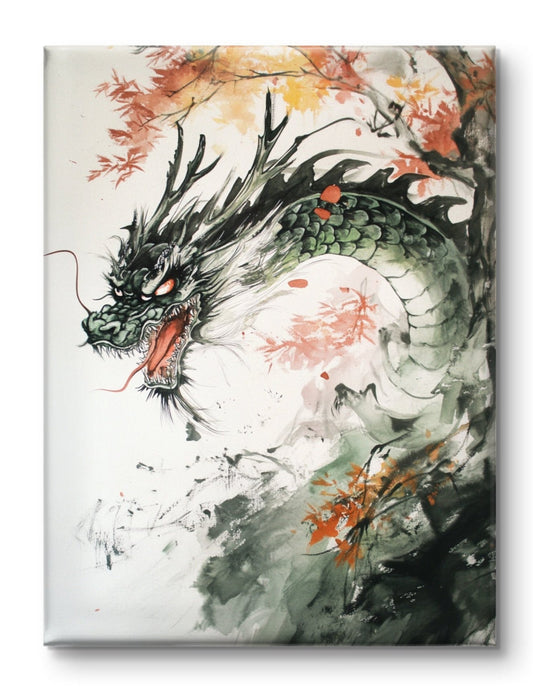 Dragon In Ink - Feng Shui Paintings