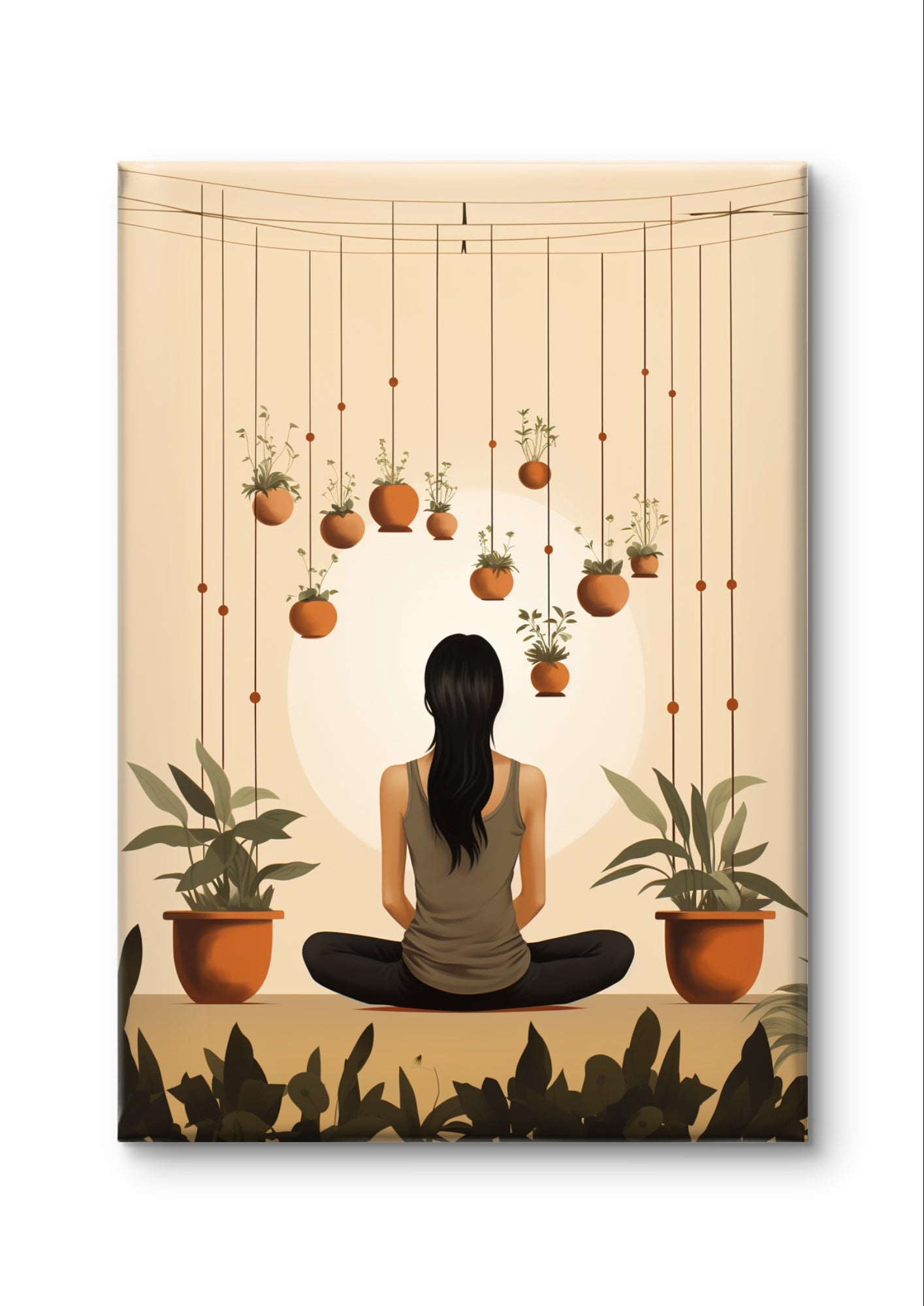 Buy Wall Art Meditation by Bali Boho