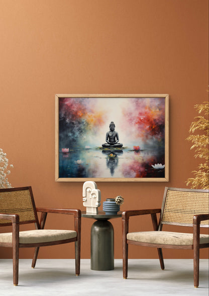 Buy Wall Art Meditating Buddha by TravelArty