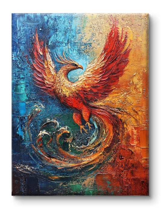 The Phoenix Awakens - Feng Shui Paintings