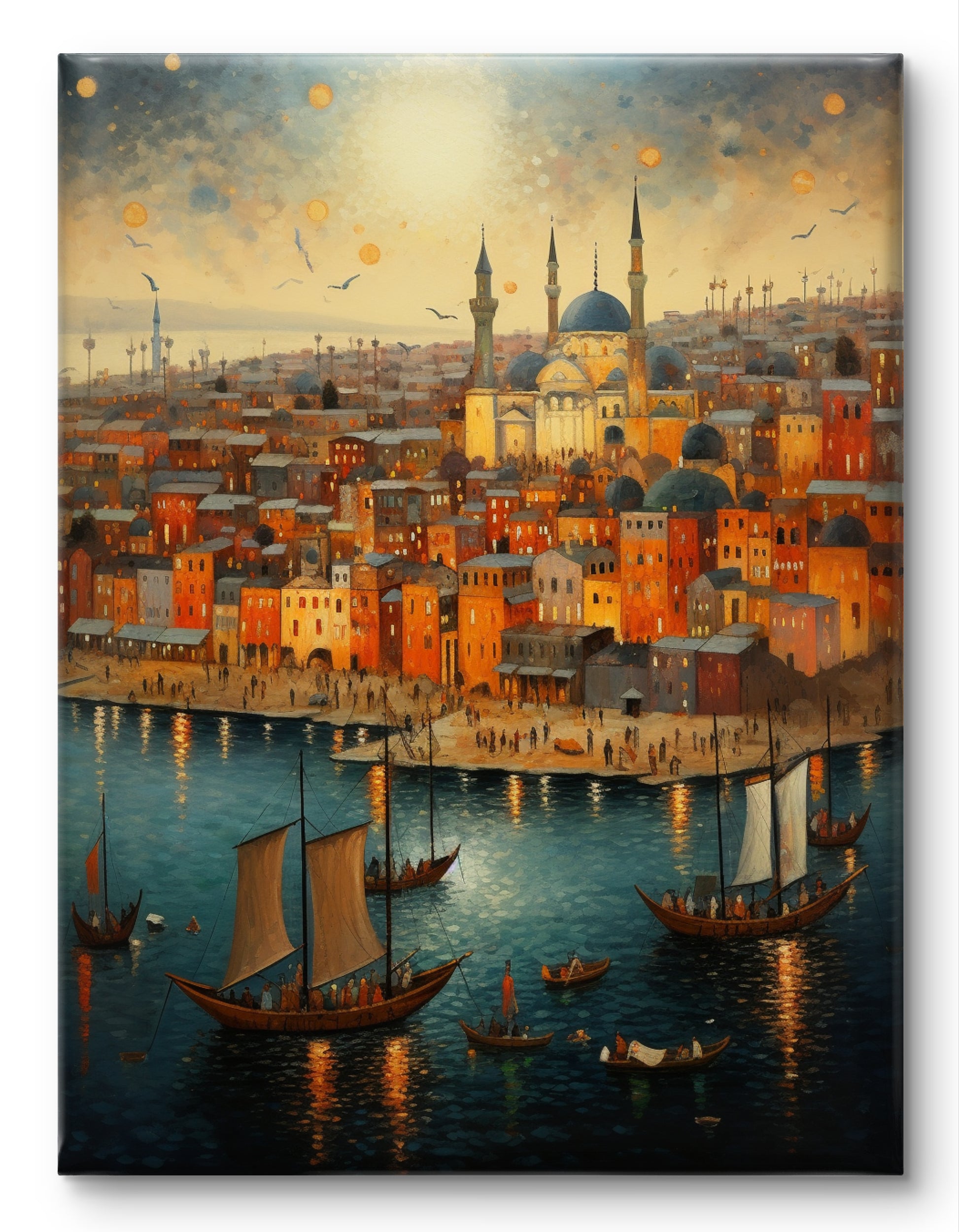 Erstwhile Stamboul Evenings Painting Istanbul Turkey