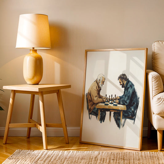 Minimalist Artwork in a Lifestyle Setting