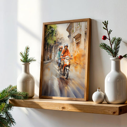 Veitnamese Painting in a Lifestyle Setting