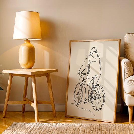 Minimalist Artwork in a Lifestyle Setting