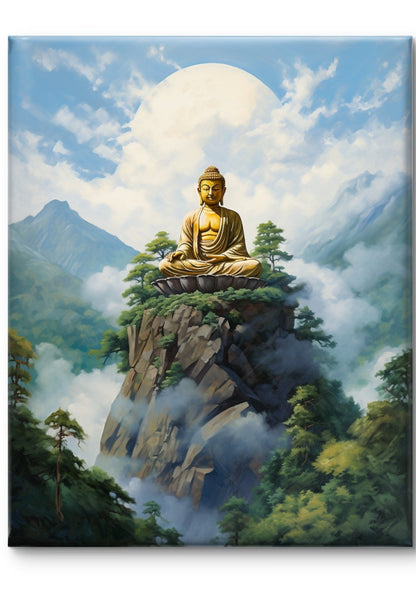 Buy Wall Art Buddha on the Hill by TravelArty