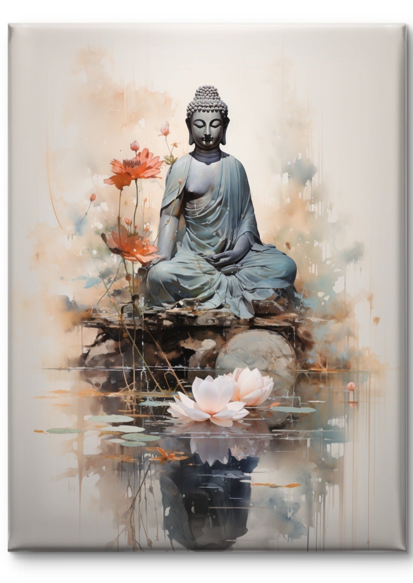 Lord Buddha Canvas newest painting